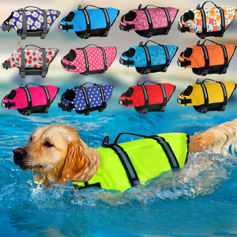 Life Jacket Buoyancy - Dog Swimming Vest Pet Life Jacket