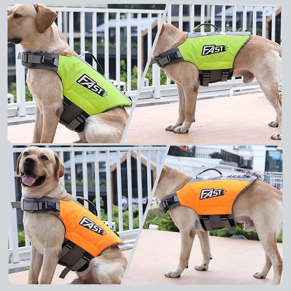 Adjustable Pet Swimming Life J - Life Jacket Buoyancy 评论和价格