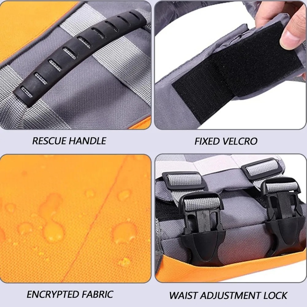 Adjustable Pet Swimming Life J - Life Jacket Buoyancy 评论和价格