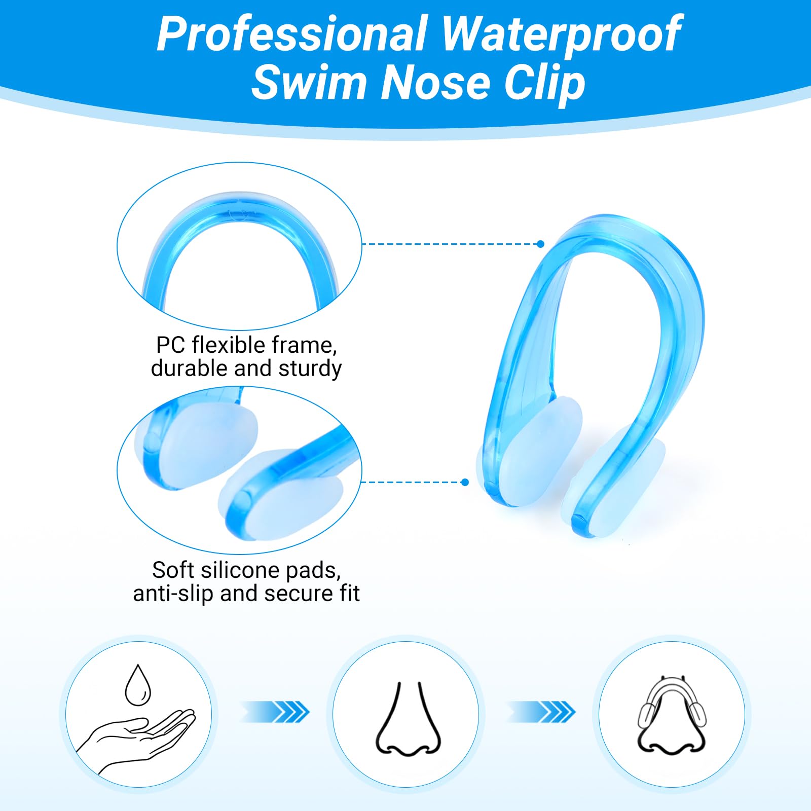 Waterproof Silicone Swimming N - Aquatic Sports Swimming 评论和价格