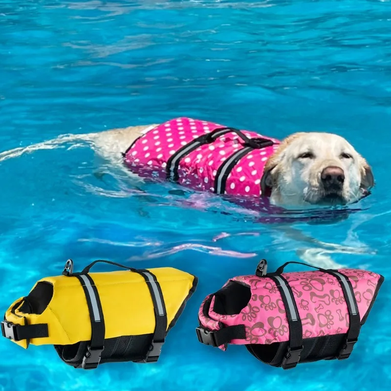 Dog Swimming Vest Pet Life Jac - Life Jacket Buoyancy 评论和价格