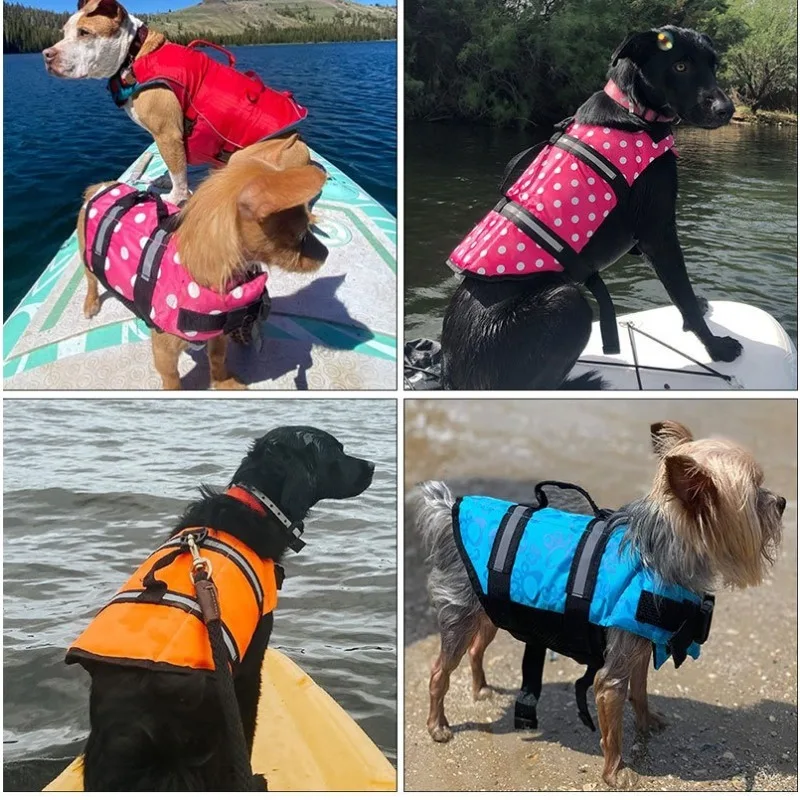 Dog Swimming Vest Pet Life Jac - Life Jacket Buoyancy 评论和价格