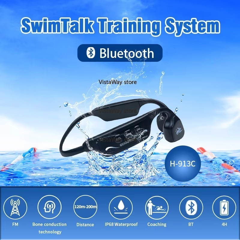 SwimTalk Waterproof Headphones - Aquatic Sports Swimming 评论和价格