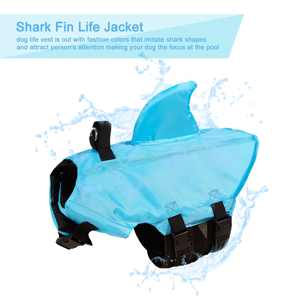 2026 Shark Fin Dog Life Jacket - Life Jacket Buoyancy 评论和价格