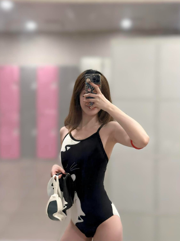 Ladies Cute Animal Print Swimm - Aquatic Sports Swimming 评论和价格