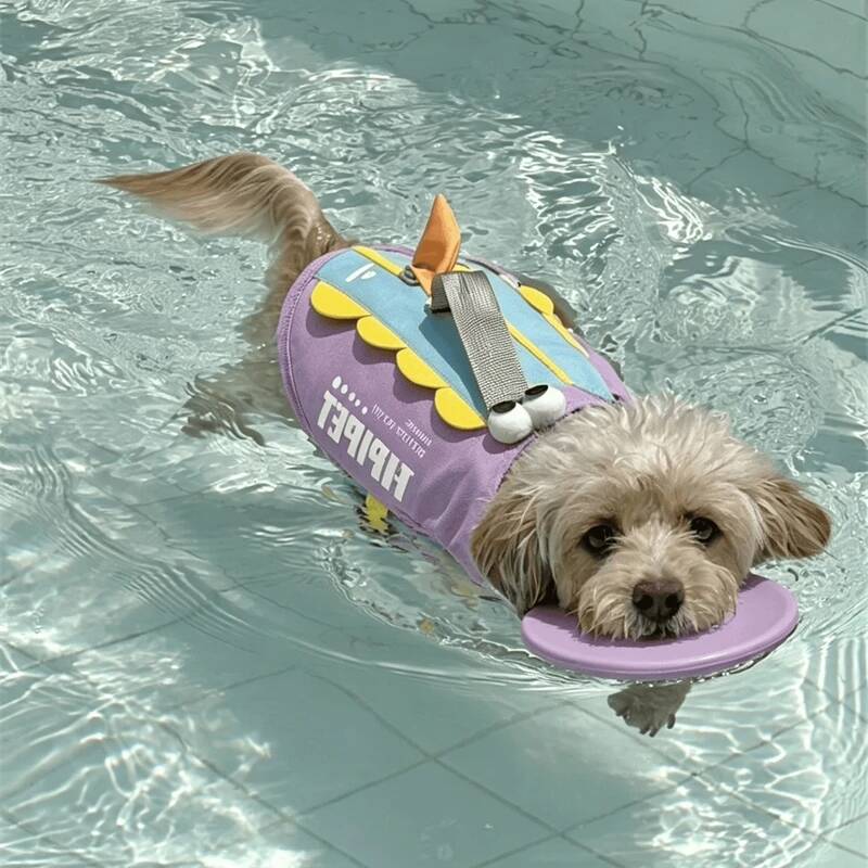 Dog Life Jacket Cute Shark Sha - Life Jacket Buoyancy 评论和价格